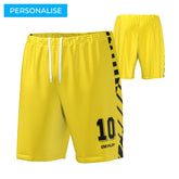 STRIDE SHORTS 9 - YELLOW